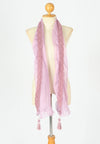 ผ้าพันคอชีฟองแต่งพู่ - Chiffon Lightweight Scarf with Tassels