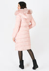 เสื้อโค้ทดาวน์กันหนาวทรงยาว รุ่น 808 - Long Puffer Down Coat Parka With Fur Hood