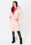 เสื้อโค้ทดาวน์กันหนาวทรงยาว รุ่น 808 - Long Puffer Down Coat Parka With Fur Hood