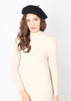 หมวกขนสัตว์ผ้าวูล สไตล์ฝรั่งเศส - Casual Beret Beanie Wool Hat
