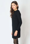 เสื้อสเวตเตอร์ไหมพรม - Cable Knit Turtleneck Pullover Sweater
