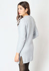 เสื้อสเวตเตอร์ไหมพรม - Cable Knit Turtleneck Pullover Sweater