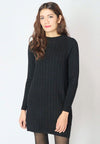 เสื้อสเวตเตอร์ไหมพรม - Cable Knit Turtleneck Pullover Sweater