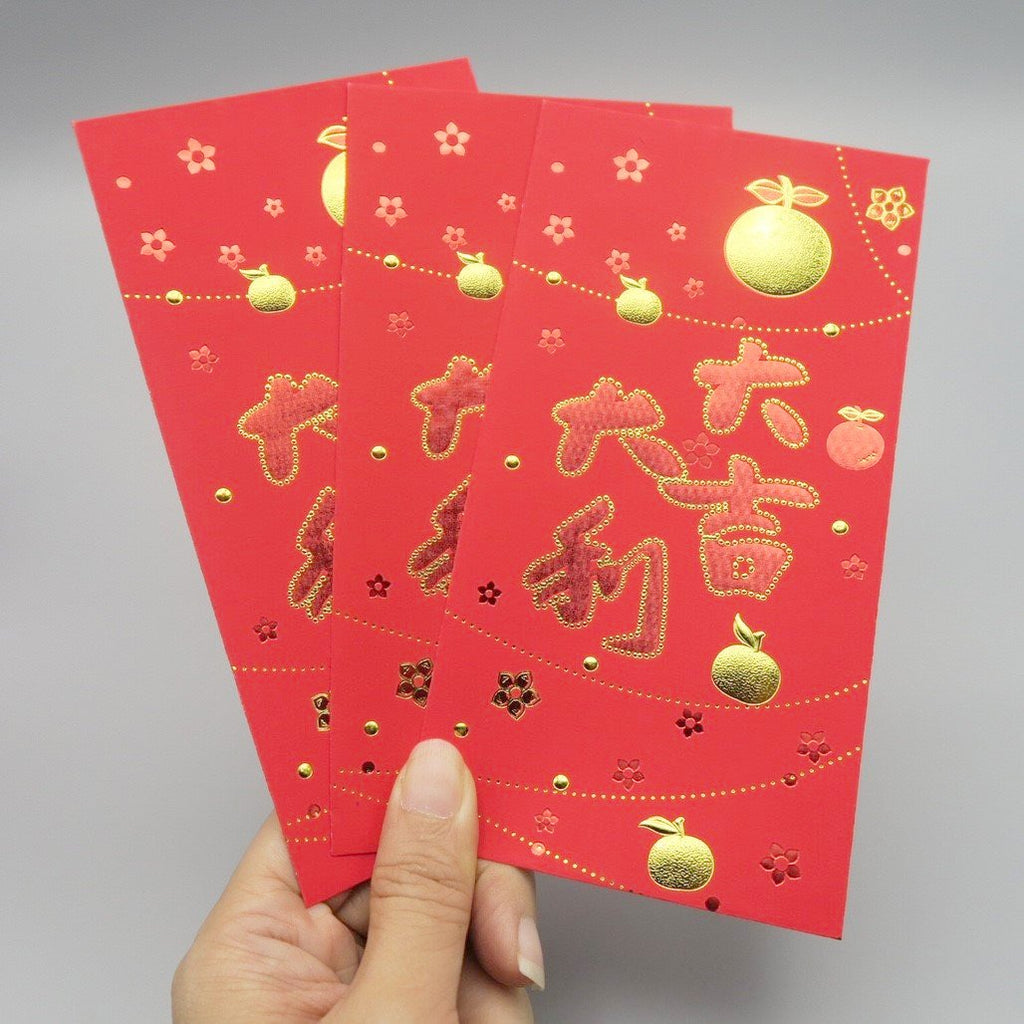 ซองอั่งเปา ซองมงคล ซองตรุษจีน ซองแดง - Chinese New Year Red Envelopes  No.6730-01