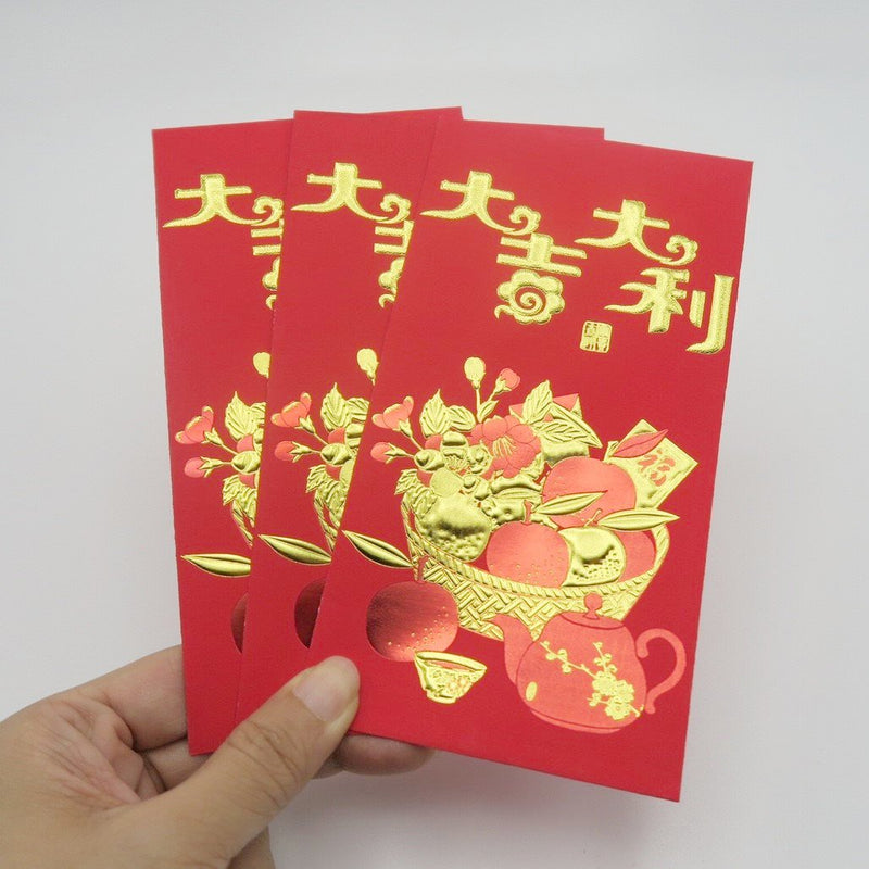 ซองอั่งเปา ซองมงคล ซองตรุษจีน ซองแดง - Chinese New Year Red Envelopes No.6728-05