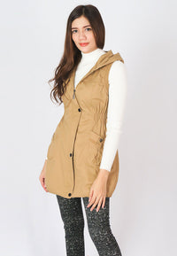 เสื้อแจ็คเก็ตแขนกุด - Hooded Anorak Vest
