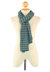 ผ้าพันคอไหมพรมลาย Houndstooth -Unisex Reversible Houndstooth Knit Scarf