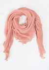 ผ้าพันคอชีฟองแบบพลีท - Pleated Chiffon Lightweight Wrap Scarf