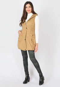 เสื้อแจ็คเก็ตแขนกุด - Hooded Anorak Vest