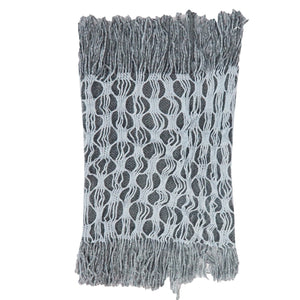 ผ้าพันคอทรงกลมอินฟินิตี้ - Warm Knit Infinity Scarf With Tassels