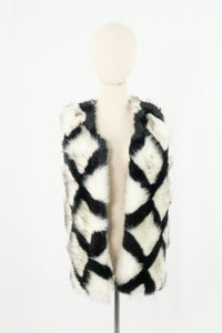 เสื้อกั๊กขนเฟอร์ - Faux Fox Fur Vest