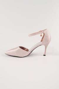 รองเท้าส้นสูงพร้อมสายรัดข้อเท้า - Modern Ankle Strap High Heels Pumps Shoes