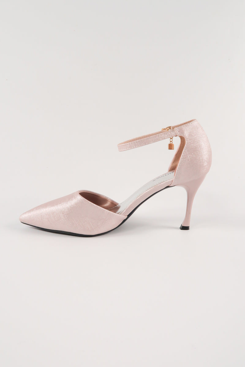 รองเท้าส้นสูงพร้อมสายรัดข้อเท้า - Modern Ankle Strap High Heels Pumps Shoes