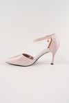 รองเท้าส้นสูงพร้อมสายรัดข้อเท้า - Modern Ankle Strap High Heels Pumps Shoes