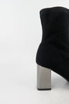 รองเท้าบูทแฟชั่นส้นสูง - Pointed Toe Mid Heel Ankle Boots
