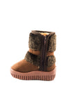 รองเท้าบูทกันหนาวสำหรับเด็ก - Kids Winter Snow Pom Pom Fleece Ankle Boot