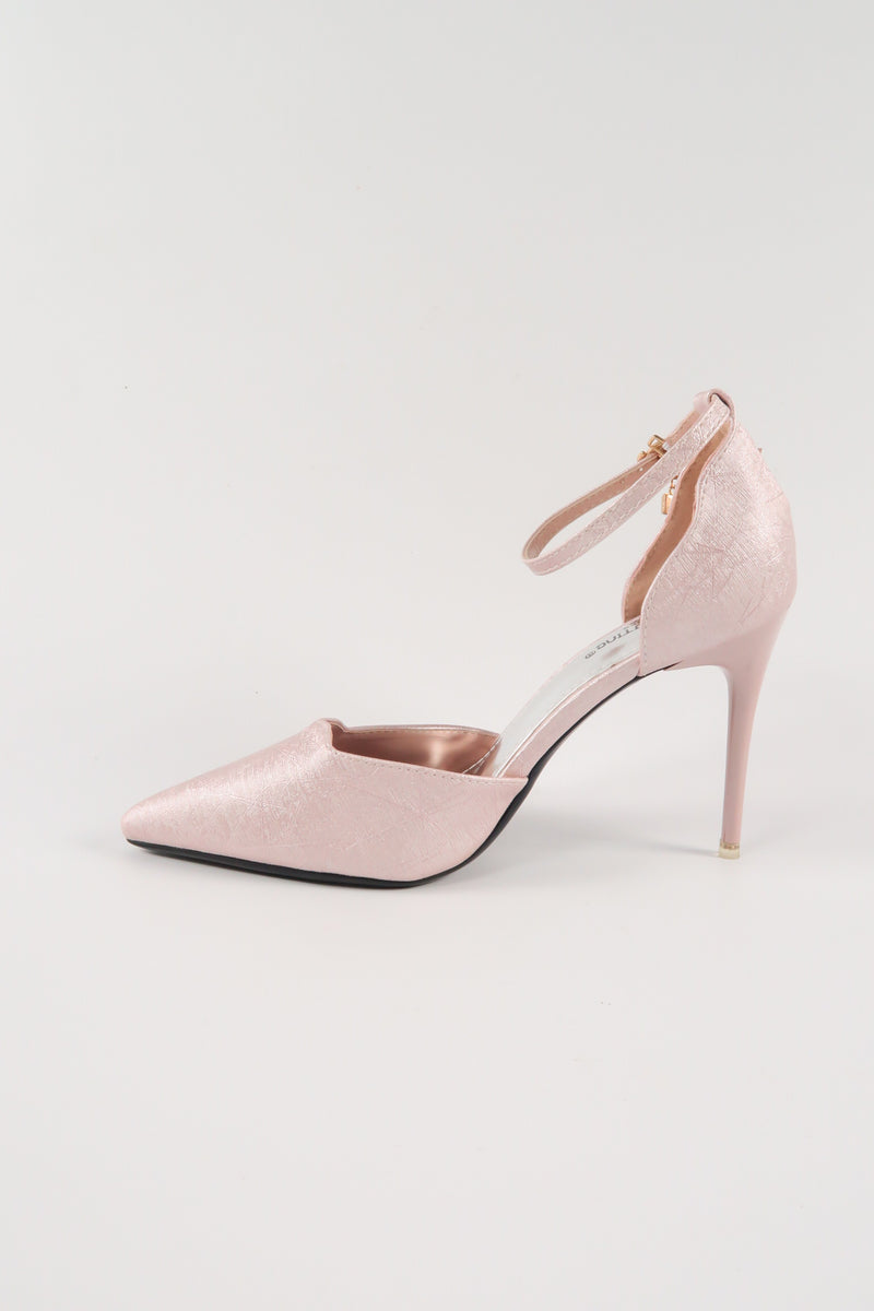 รองเท้าส้นสูงพร้อมสายรัดข้อเท้า  - Modern Ankle Strap High Heels Pumps Shoes