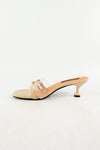 รองเท้าส้นเตี้ย   - Fashion Casual Polished Strap Sandal
