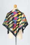 ผ้าพันคอซาตินแบบสี่เหลี่ยม - Satin Square Silk Scarf