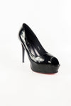 รองเท้าคัตชูเปิดหัว  - Glitter Open Toe Platform Pump Shoes