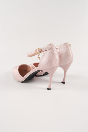 รองเท้าส้นสูงพร้อมสายรัดข้อเท้า - Modern Ankle Strap High Heels Pumps Shoes