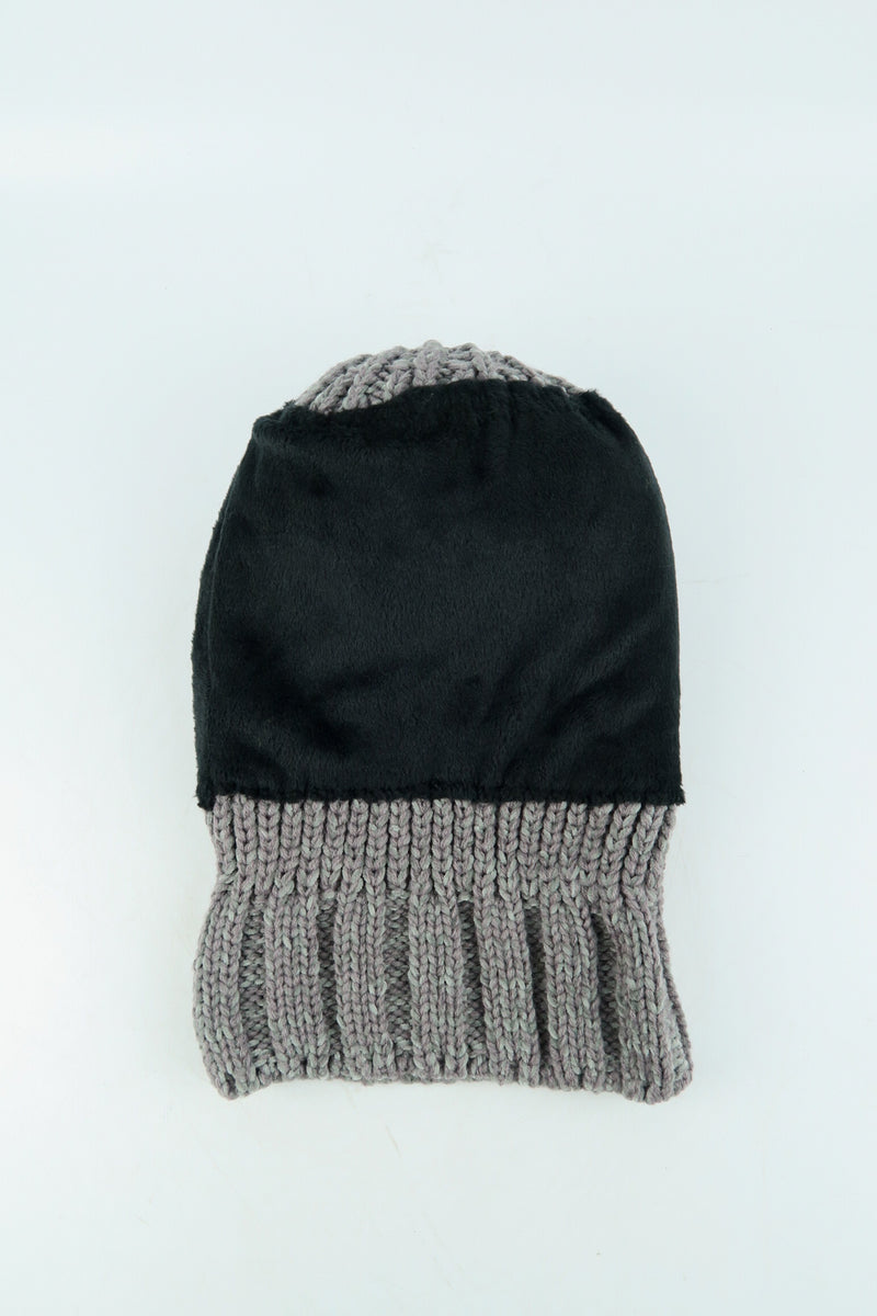 หมวกไหมพรมถักลายร่อง สำหรับกันหนาว - Stylish Unisex Knitted Beanie Hat