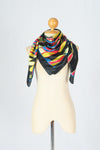 ผ้าพันคอซาตินแบบสี่เหลี่ยม - Satin Square Silk Scarf