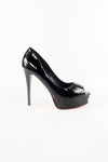 รองเท้าคัตชูเปิดหัว  - Glitter Open Toe Platform Pump Shoes