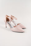 รองเท้าส้นสูงพร้อมสายรัดข้อเท้า - Modern Ankle Strap High Heels Pumps Shoes
