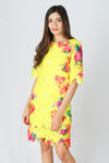 เดรสลูกไม้ลายดอกไม้ - Floral Lace Dress