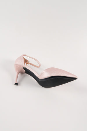 รองเท้าส้นสูงพร้อมสายรัดข้อเท้า - Modern Ankle Strap High Heels Pumps Shoes