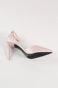 รองเท้าส้นสูงพร้อมสายรัดข้อเท้า  - Modern Ankle Strap High Heels Pumps Shoes