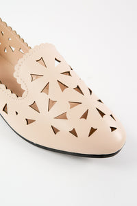 รองเท้าคัชชูส้นแบน แฟชั่น สไตล์ลำลอง - Shimmer Pointy Toe Ballet Flats