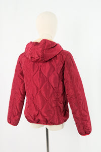 เสื้อแจ็คเก็ตดาวน์กันหนาว - Slim Fit Hooded Down Jacket