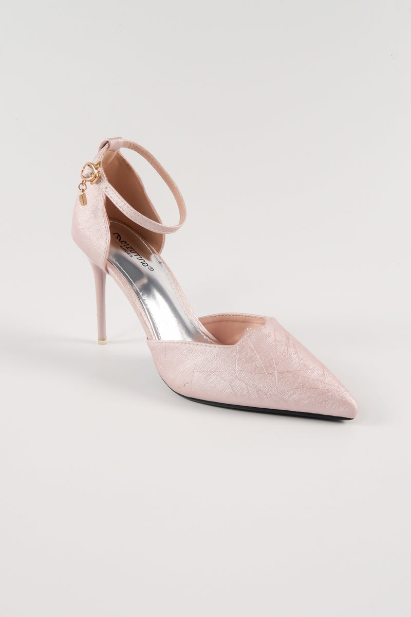 รองเท้าส้นสูงพร้อมสายรัดข้อเท้า  - Modern Ankle Strap High Heels Pumps Shoes