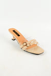 รองเท้าส้นเตี้ย   - Fashion Casual Polished Strap Sandal