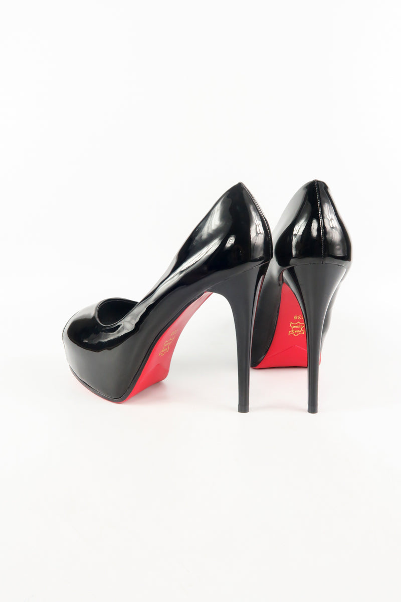 รองเท้าคัตชูเปิดหัว  - Glitter Open Toe Platform Pump Shoes