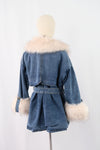 เสื้อแจ๊คเก๊ตยีนส์ขนเฟอร์ - Regular Denim Jacket