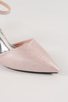 รองเท้าส้นสูงพร้อมสายรัดข้อเท้า - Modern Ankle Strap High Heels Pumps Shoes