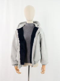 เสื้อแจ็คเก็ตกันหนาวแบบหนา  - Wool Thick Sweater Jacket