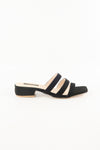 รองเท้าแตะส้นสูง   - Bling Beads Heeled Flats