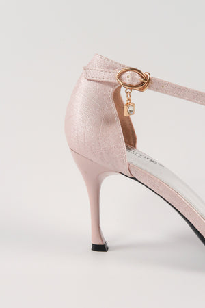 รองเท้าส้นสูงพร้อมสายรัดข้อเท้า - Modern Ankle Strap High Heels Pumps Shoes