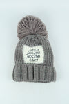 หมวกไหมพรมถักลายร่อง สำหรับกันหนาว - Stylish Unisex Knitted Beanie Hat