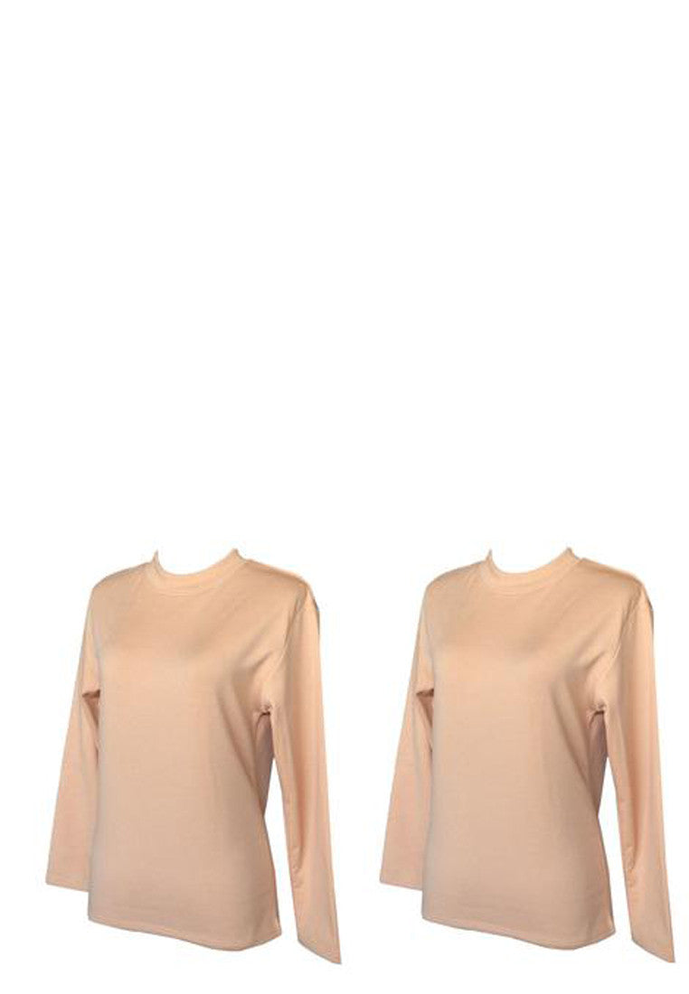 เสื้อแขนยาวลองจอนห์นฮีทเท็คกันหนาว (2 ชิ้น)  - 2 Pieces Turtleneck  Heattech Long Johns T-Shirt NO.L013-T