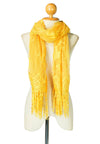 ผ้าพันคอซิลค์ - Reindeer Tassel Silk Shawl Scarf