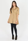 เสื้อโค้ทกันหนาว - Elegant Long Trench Coat Jacket with Rope