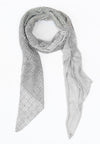 ผ้าพันคอปักลายผสมลายถัก - Shawl Lace Embroidered Scarf