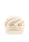 หมวกไหมพรมทอสลับสี - Visor Wool Knit Hat