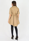 เสื้อโค้ทกันหนาว - Elegant Long Trench Coat Jacket with Rope