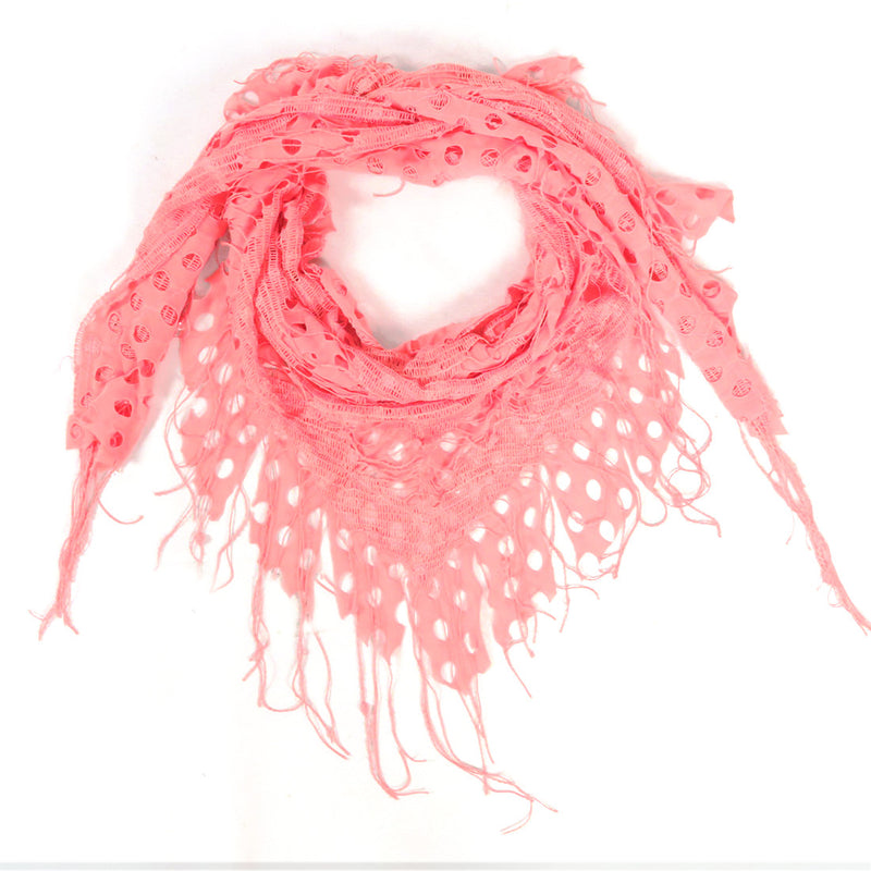 ผ้าพันคอคลุมไหล่ - Double-Layer Triangle Scarf